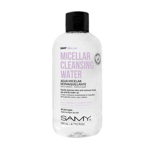 AGUA MICELAR DESMAQUILLANTE SAMY DERMATOLÓGICAMENTE COMPROBADA X 260 ML