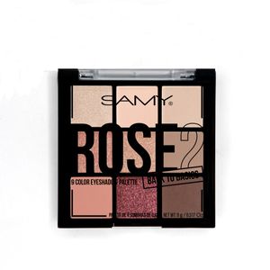 Paleta X 9 Sombras De Ojos Samy # 17. Rose 2