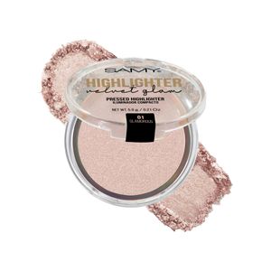 Polvo compacto Iluminador Velvet Glam Samy